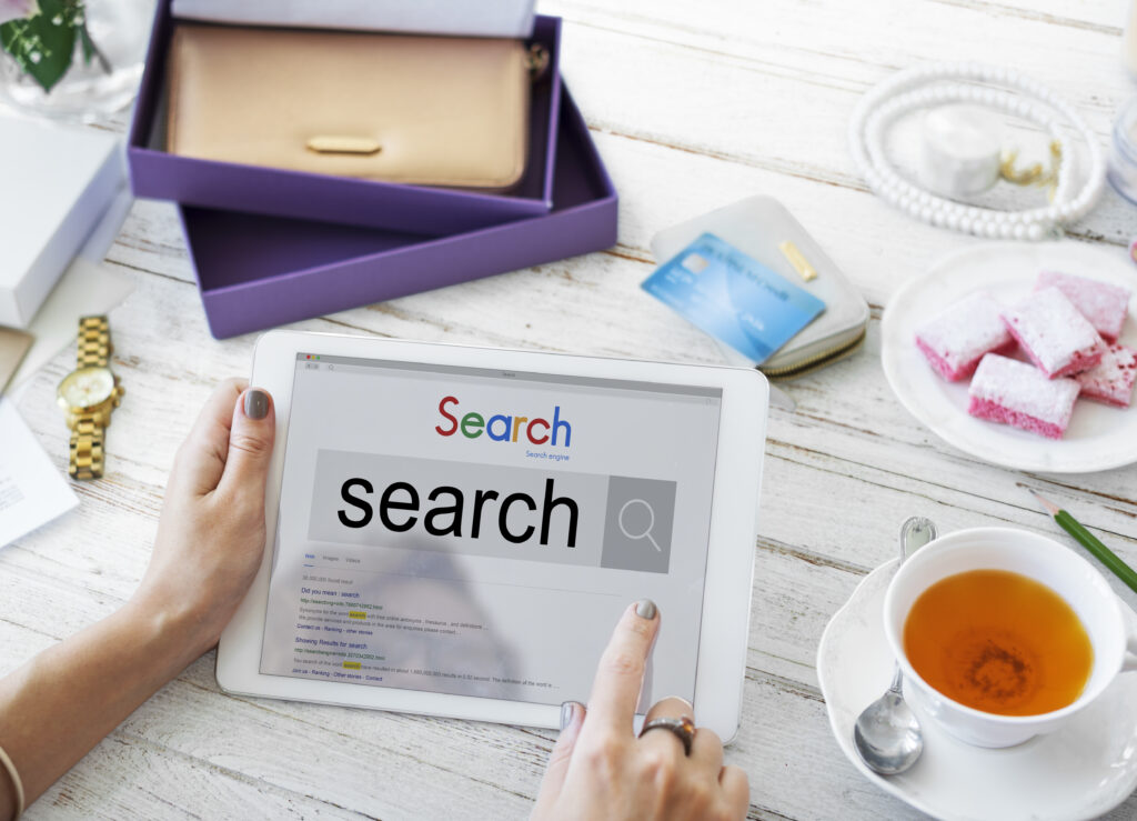 site internet sur Google