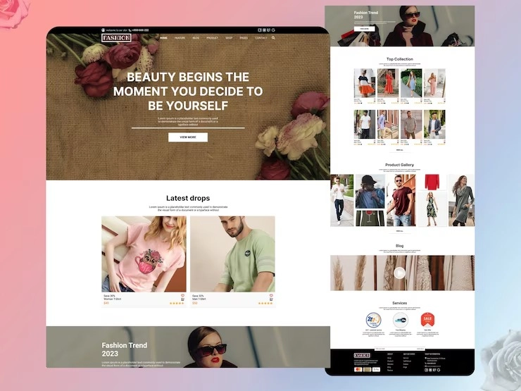 site vitrine