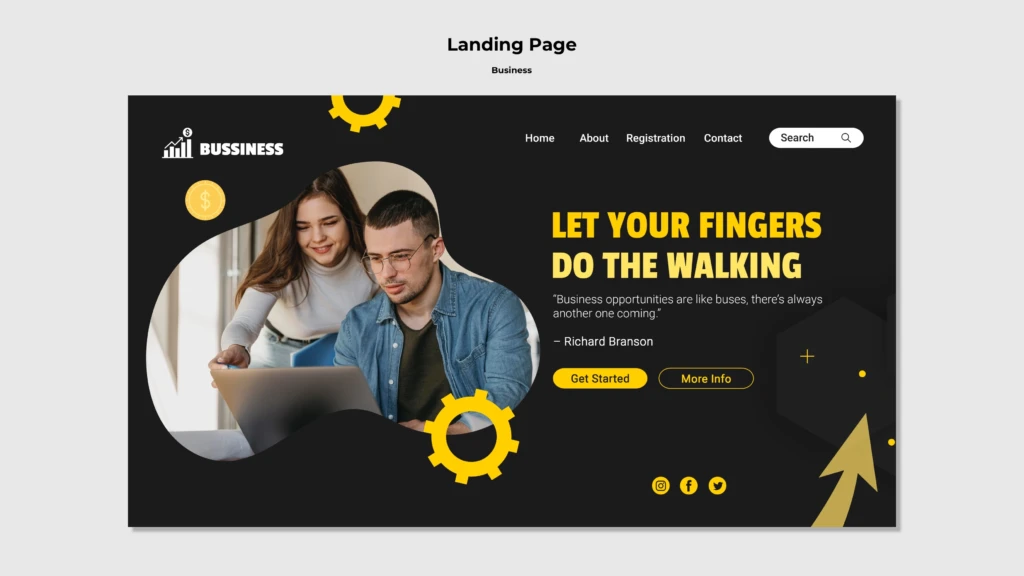 exemples de site web à allure professionnelle